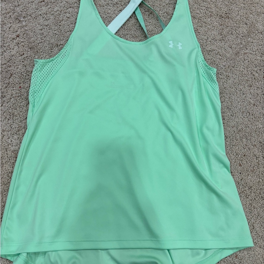 Under Armour Women's Light Green Tank Top